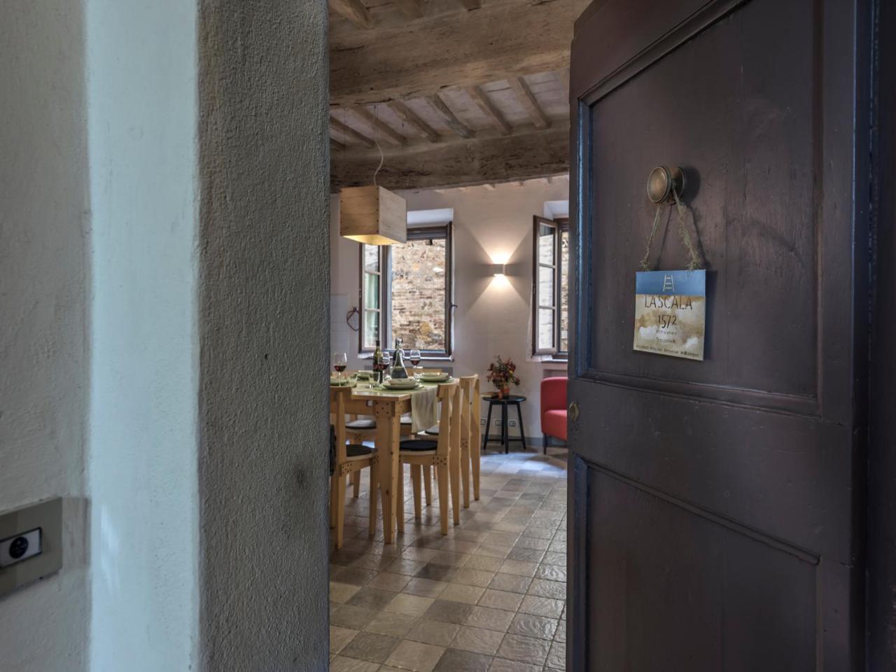 Apartment La Scala 1572 San Quirico dʼOrcia Zewnętrze zdjęcie